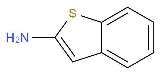 1-benzothiophen-2-amine_分子结构_CAS_4521-30-6