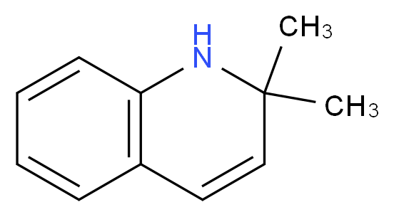 Quinoline, 1,2-dihydro-2,2-dimethyl-_分子结构_CAS_14465-61-3)