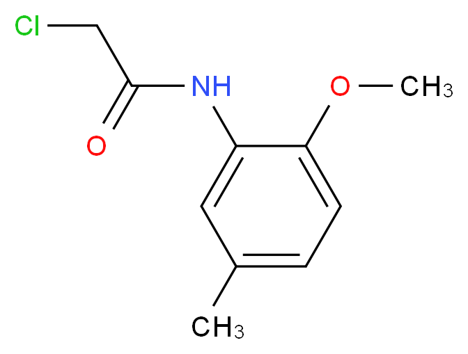 2-Chloro-N-(2-methoxy-5-methylphenyl)acetamide_分子结构_CAS_)