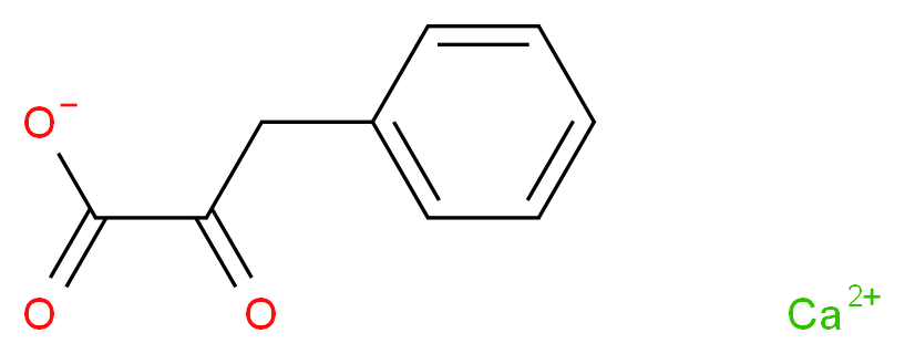 calcium 2-oxo-3-phenylpropanoate_分子结构_CAS_51828-93-4