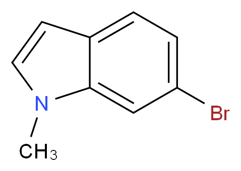 6-Bromo-1-methyl-1H-indole 97%_分子结构_CAS_125872-95-9)