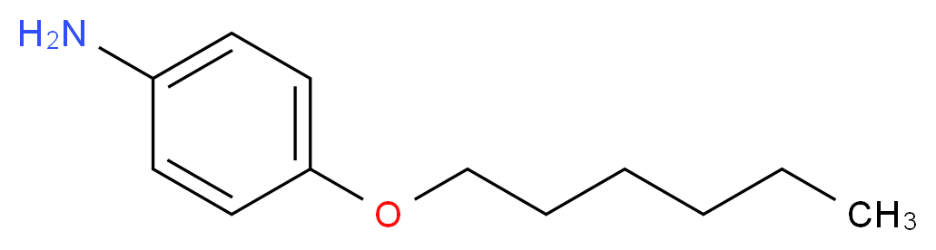 4-(Hexyloxy)aniline_分子结构_CAS_)