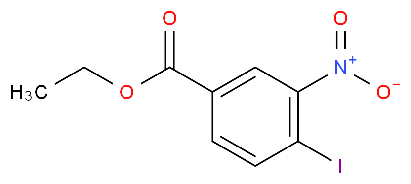 Ethyl 4-iodo-3-nitrobenzoate_分子结构_CAS_57362-77-3)