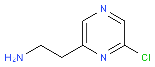 2-(6-chloropyrazin-2-yl)ethanamine_分子结构_CAS_1196151-47-9)