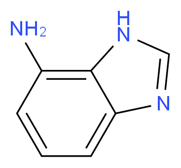 1H-1,3-benzodiazol-7-amine_分子结构_CAS_4331-29-7