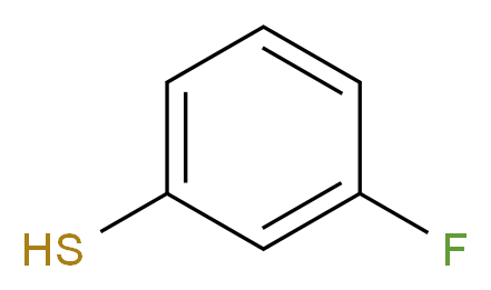 3-fluorobenzene-1-thiol_分子结构_CAS_2557-77-9