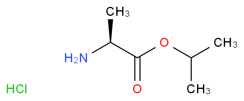 (S)-Isopropyl 2-aMinopropanoate hydrochloride_分子结构_CAS_62062-65-1)