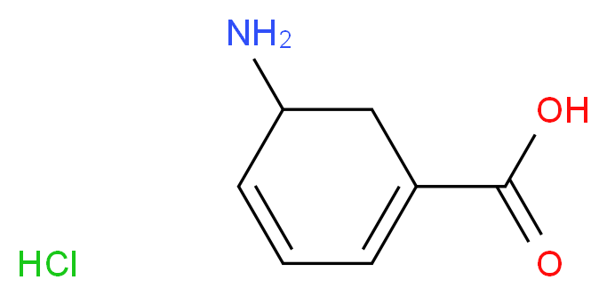 3-氨基-2,3-二氢苯甲酸 盐酸盐_分子结构_CAS_59556-17-1)