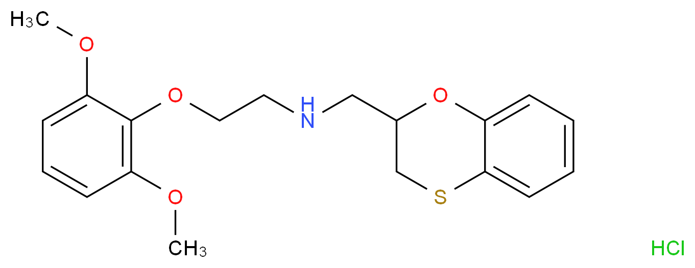 Benoxathian hydrochloride_分子结构_CAS_92642-97-2)