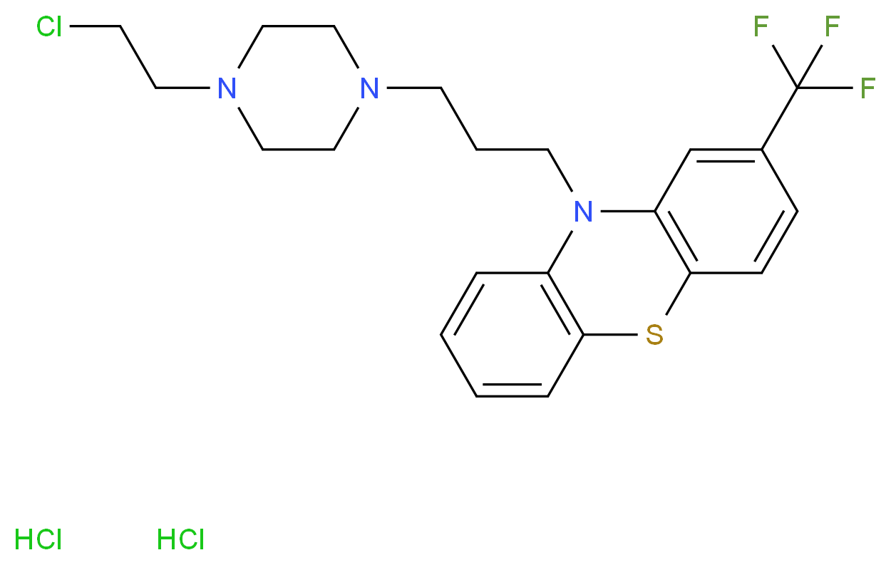 FLUPHENAZINE N-MUSTARD_分子结构_CAS_83016-35-7)