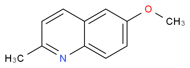 6-Methoxy-2-methylquinoline_分子结构_CAS_1078-28-0)