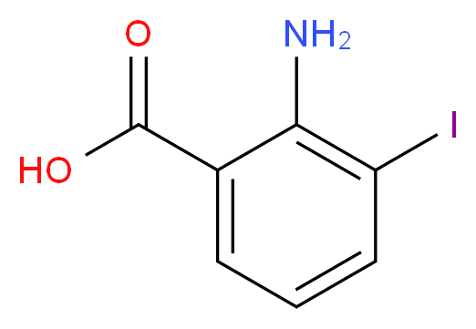 2-amino-3-iodobenzoic acid_分子结构_CAS_20776-55-0)