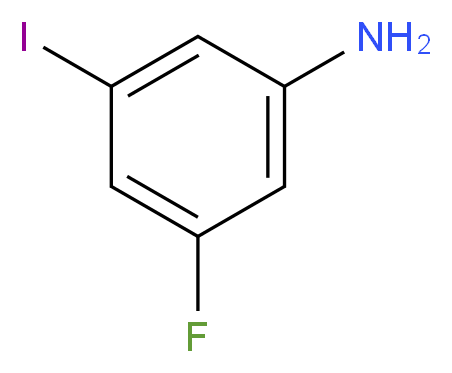 3-Fluoro-5-iodoaniline_分子结构_CAS_660-49-1)