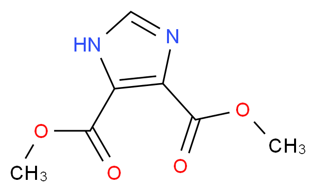 Dimethyl 1H-imidazole-4,5-dicarboxylate_分子结构_CAS_)