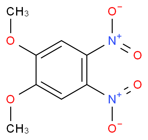 1,2-二甲氧基-4-二硝基苯_分子结构_CAS_3395-03-7)