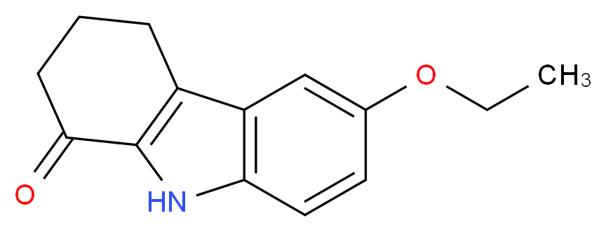 6-ethoxy-2,3,4,9-tetrahydro-1H-carbazol-1-one_分子结构_CAS_)