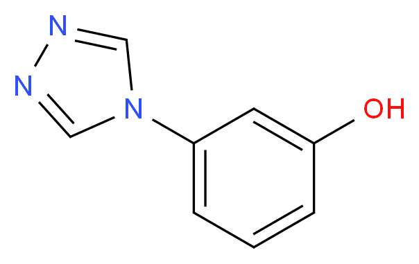 3-(4H-1,2,4-triazol-4-yl)phenol_分子结构_CAS_746656-39-3