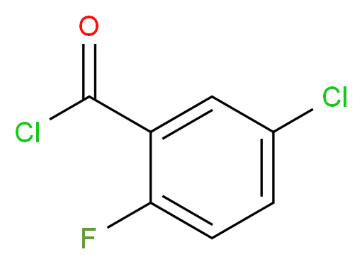 5-Chloro-2-fluorobenzoyl chloride_分子结构_CAS_394-29-6)