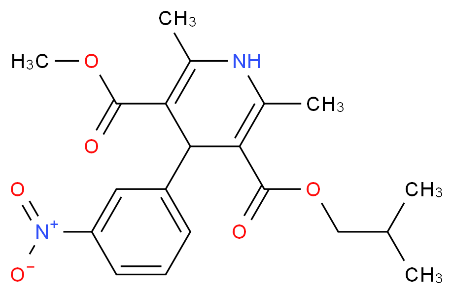 Nisoldipine_分子结构_CAS_63675-72-9)