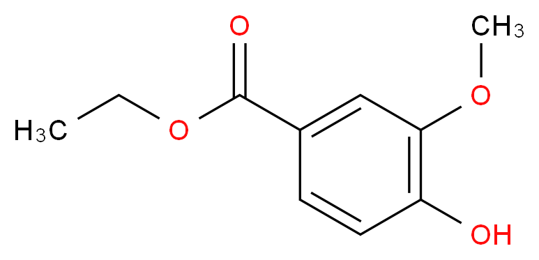 Ethyl vanillate_分子结构_CAS_617-05-0)