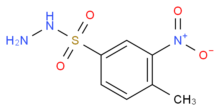 4-methyl-3-nitrobenzenesulfonohydrazide_分子结构_CAS_53516-94-2)