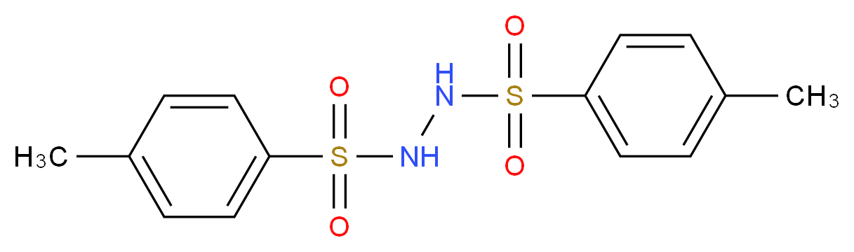 4-methyl-N'-(4-methylbenzenesulfonyl)benzene-1-sulfonohydrazide_分子结构_CAS_14062-05-6