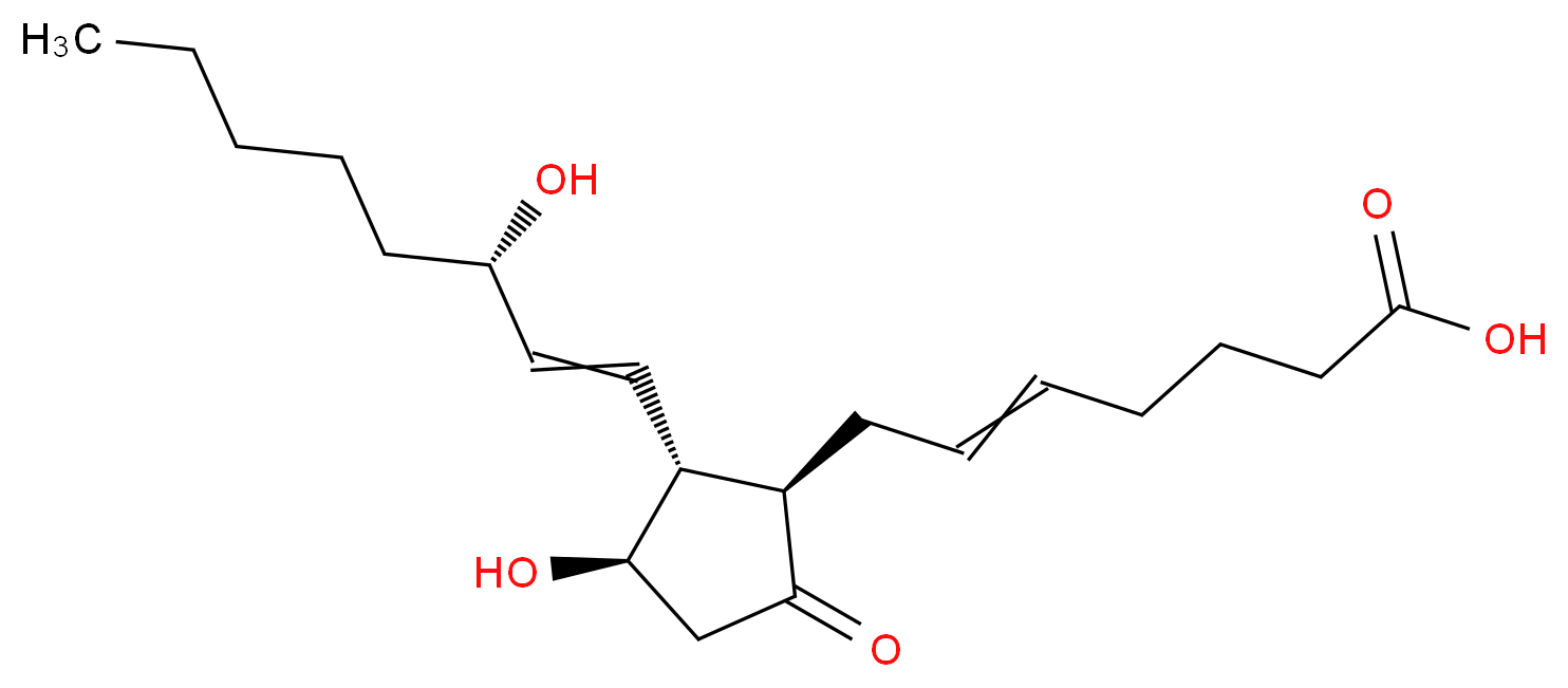 Prostaglandin E2_分子结构_CAS_363-24-6)