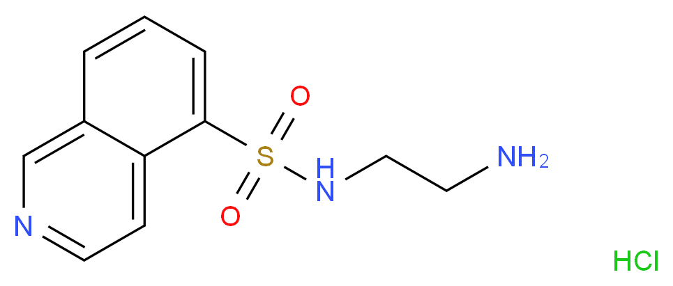 N-(2-aminoethyl)isoquinoline-5-sulfonamide hydrochloride_分子结构_CAS_116970-50-4