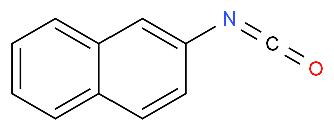 2-萘基异氰酸酯_分子结构_CAS_2243-54-1)