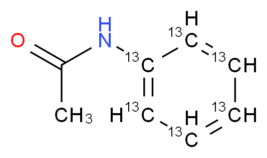 Acetanilide-13C6_分子结构_CAS_201741-03-9)