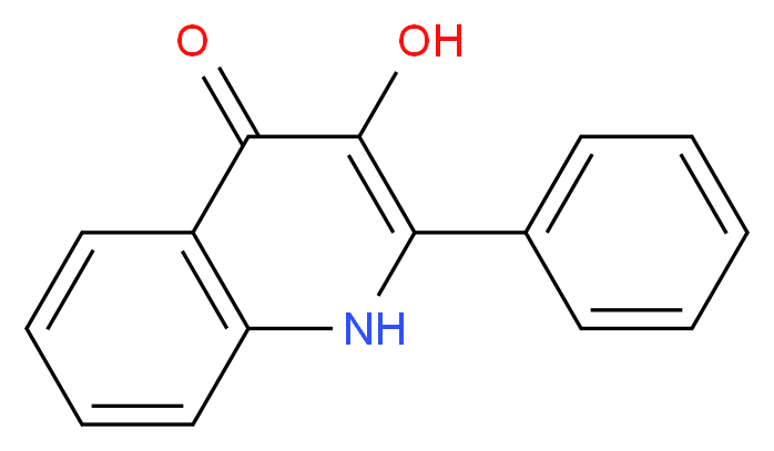 3-hydroxy-2-phenyl-1,4-dihydroquinolin-4-one_分子结构_CAS_31588-18-8