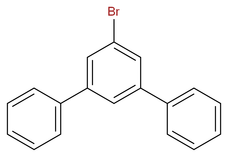 1-bromo-3,5-diphenylbenzene_分子结构_CAS_103068-20-8