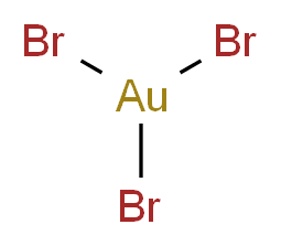 GOLD TRIBROMIDE_分子结构_CAS_10294-28-7)