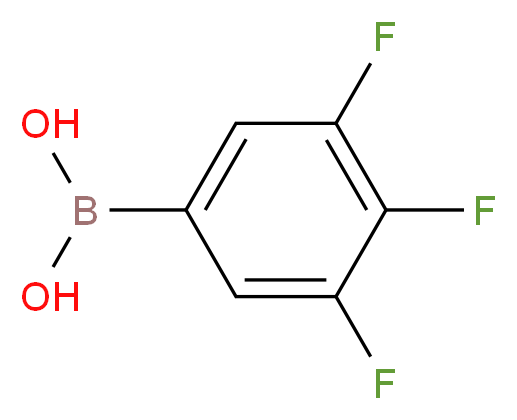 3,4,5-Trifluorophenylboronic acid_分子结构_CAS_143418-49-9)