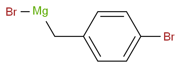 4-Bromobenzylmagnesium bromide, 0.25M in diethyl ether_分子结构_CAS_92206-72-9)