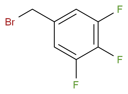 5-(Bromomethyl)-1,2,3-trifluorobenzene_分子结构_CAS_220141-72-0)