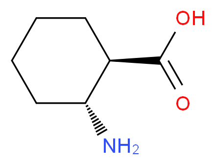 反式-2-氨基环己烷羧酸_分子结构_CAS_5691-19-0)