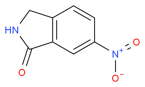 6-NITRO-ISOINDOLIN-1-ONE_分子结构_CAS_110568-64-4)