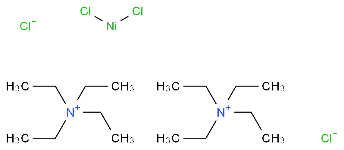 四氯镍酸四乙基铵_分子结构_CAS_5964-71-6)