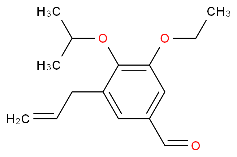 3-allyl-5-ethoxy-4-isopropoxybenzaldehyde_分子结构_CAS_915924-52-6)