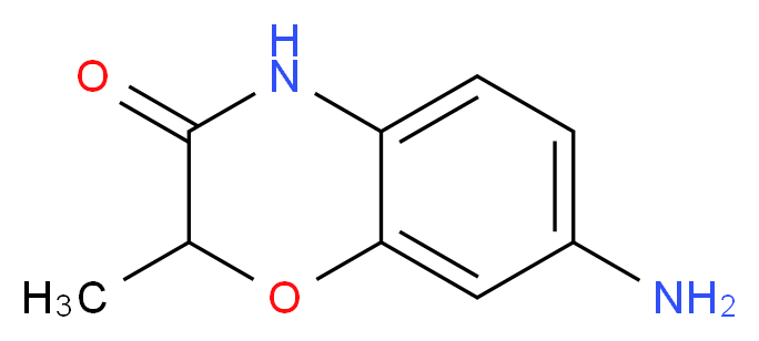 7-Amino-2-methyl-2H-1,4-benzoxazin-3(4H)-one_分子结构_CAS_105807-79-2)