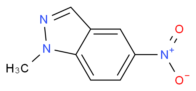 1-甲基-5-硝基-1H-吲唑_分子结构_CAS_5228-49-9)