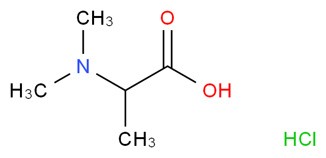 2-Dimethylamino-propionic acid hydrochloride_分子结构_CAS_)