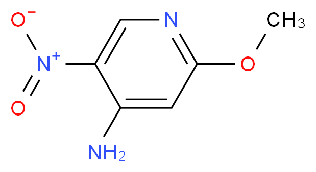 4-Amino-2-methoxy-5-nitropyridine_分子结构_CAS_127356-38-1)