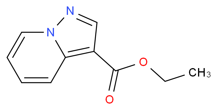 吡唑并[1,5-α]吡啶-3-甲酸乙酯_分子结构_CAS_16205-44-0)