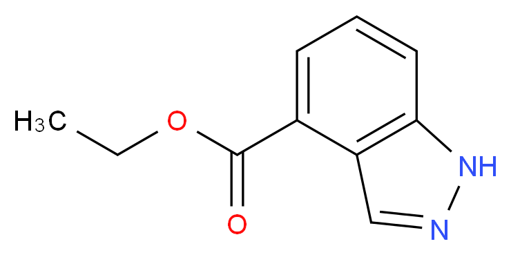 1H-Indazole-7-carboxylic acid ethyl ester_分子结构_CAS_885278-74-0)