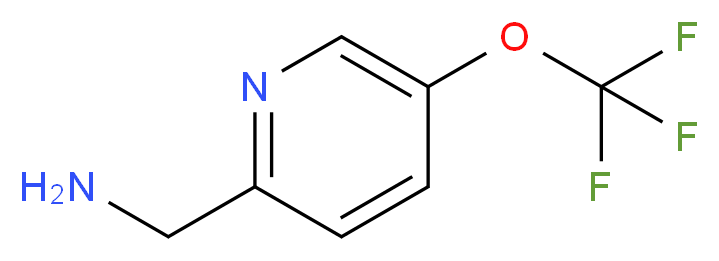 (5-(trifluoromethoxy)pyridin-2-yl)methanamine_分子结构_CAS_1060814-96-1)