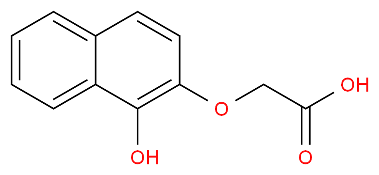 2-[(1-Hydroxy-2-naphthalenyl)oxy]acetic Acid_分子结构_CAS_72836-73-8)