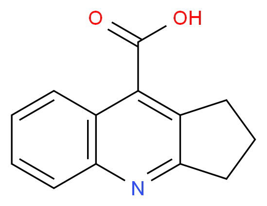 2,3-Dihydro-1H-cyclopenta[b]quinoline-9-carboxylic acid_分子结构_CAS_5447-47-2)