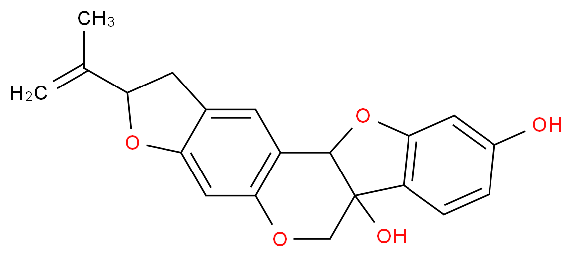 Glyceollin III_分子结构_CAS_61080-23-7)